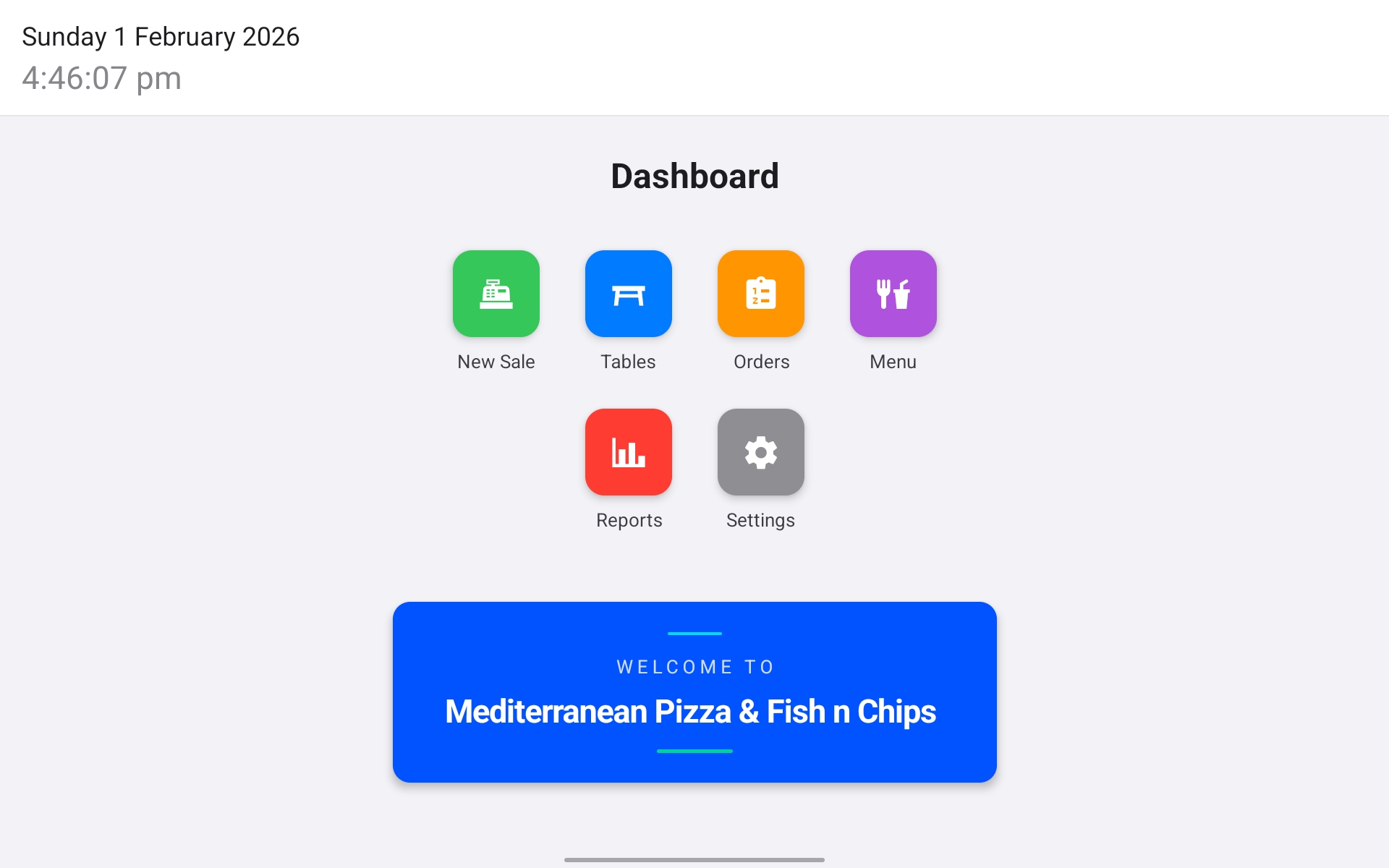 Swiple POS Dashboard